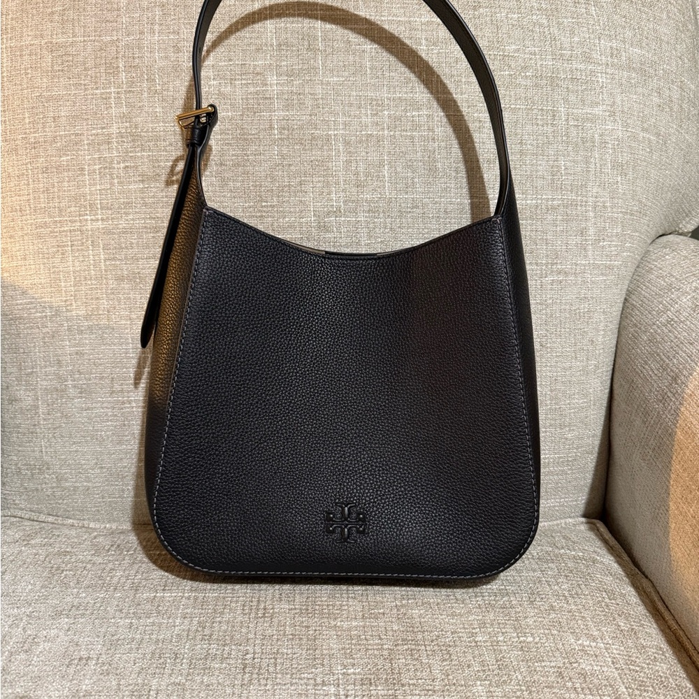 Black Leather Shoulder Bag